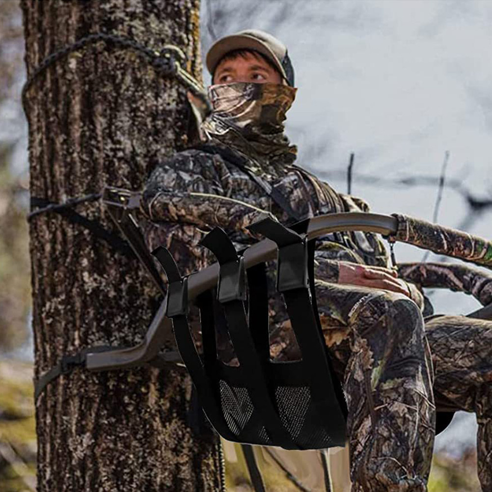 Outdoor Hunting Chair - Ayarlanabilir Katlanabilir Nefes Alabilen Fileli Oturma
