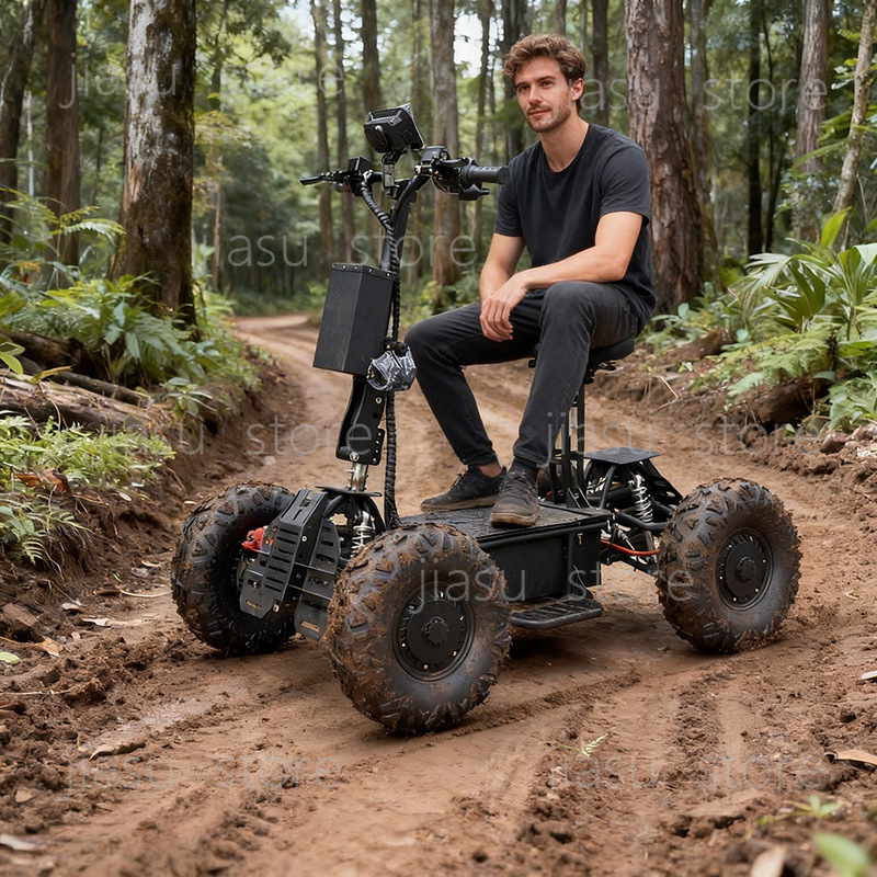 Outdoor Hunting Vehicle - 60V arazi tipi elektrikli dört tekerlekli