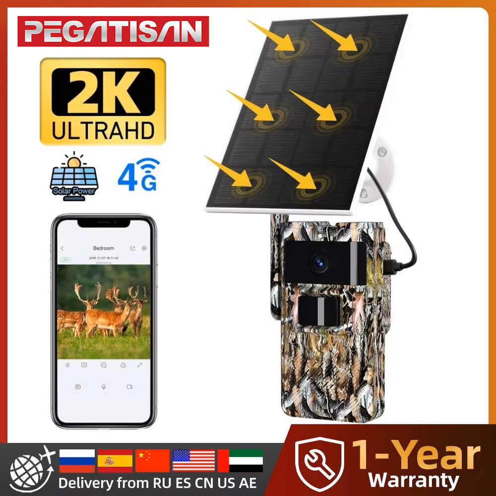 Outdoor Hunting Pictures - PEGATAH 4G Güneş Enerjili Takip Kamerası