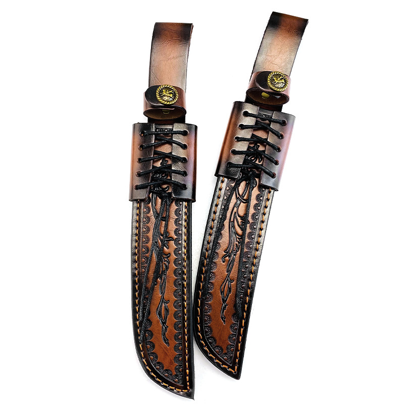 Knife Hunting Fixed Blade - Hakiki Sığır Derisi Sabit Bıçaklı Bıçak