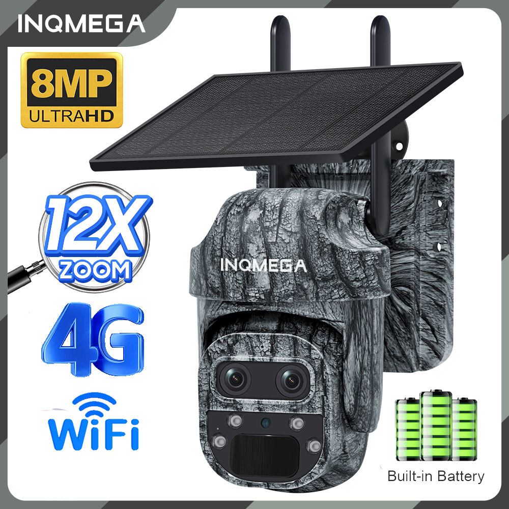 Outdoor Hunting Camera Wifi - 4K 8MP 4G SIM WIFI Güneş