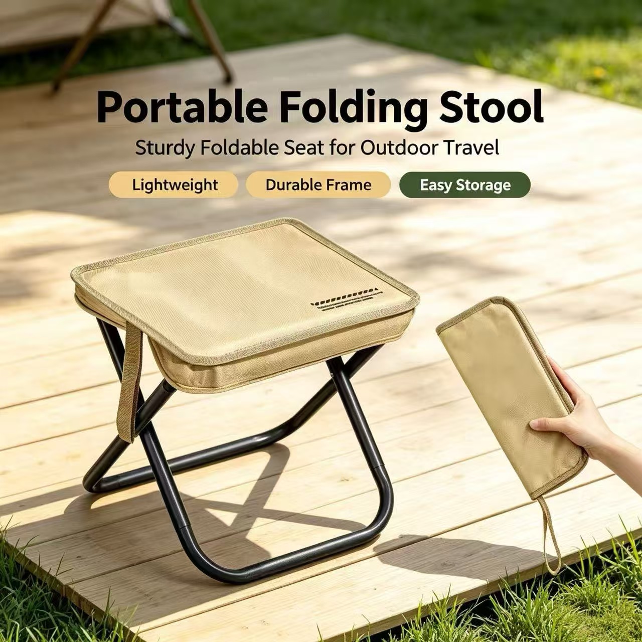 Outdoor Hunting Chair - Magza Taşınabilir Katlanır Tabure Ultra Hafif