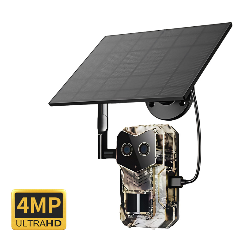 Hunting Outdoor Camera - 4MP 1440P Güneş Enerjili Düşük Tüketimli