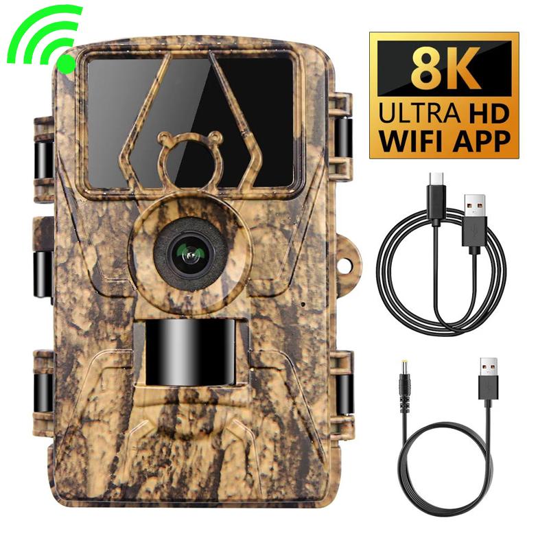 Outdoor Hunting Camera Wifi - 8k Wifi Su Geçirmez Takip Kamerası