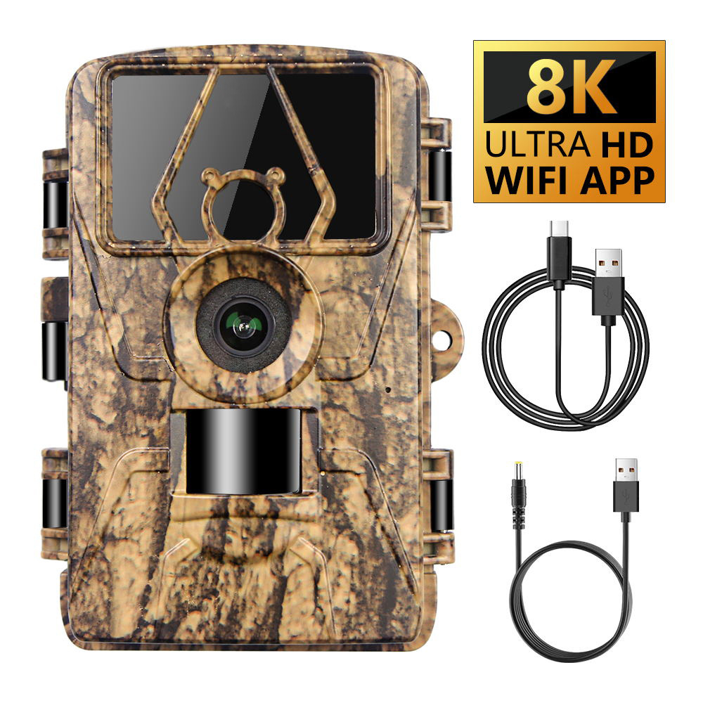 Outdoor Hunting Camera Wifi - PR801W Ultra Net 8K Video 60MP