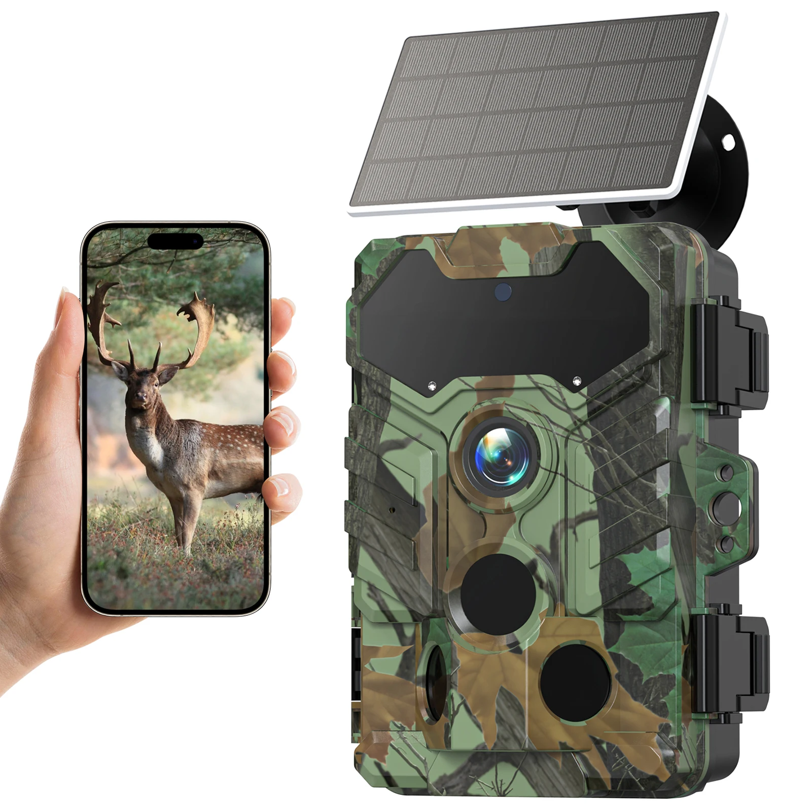Outdoor Hunting Camera Wifi - Güneş Kamerası Açık Kablosuz Takip Kamerası