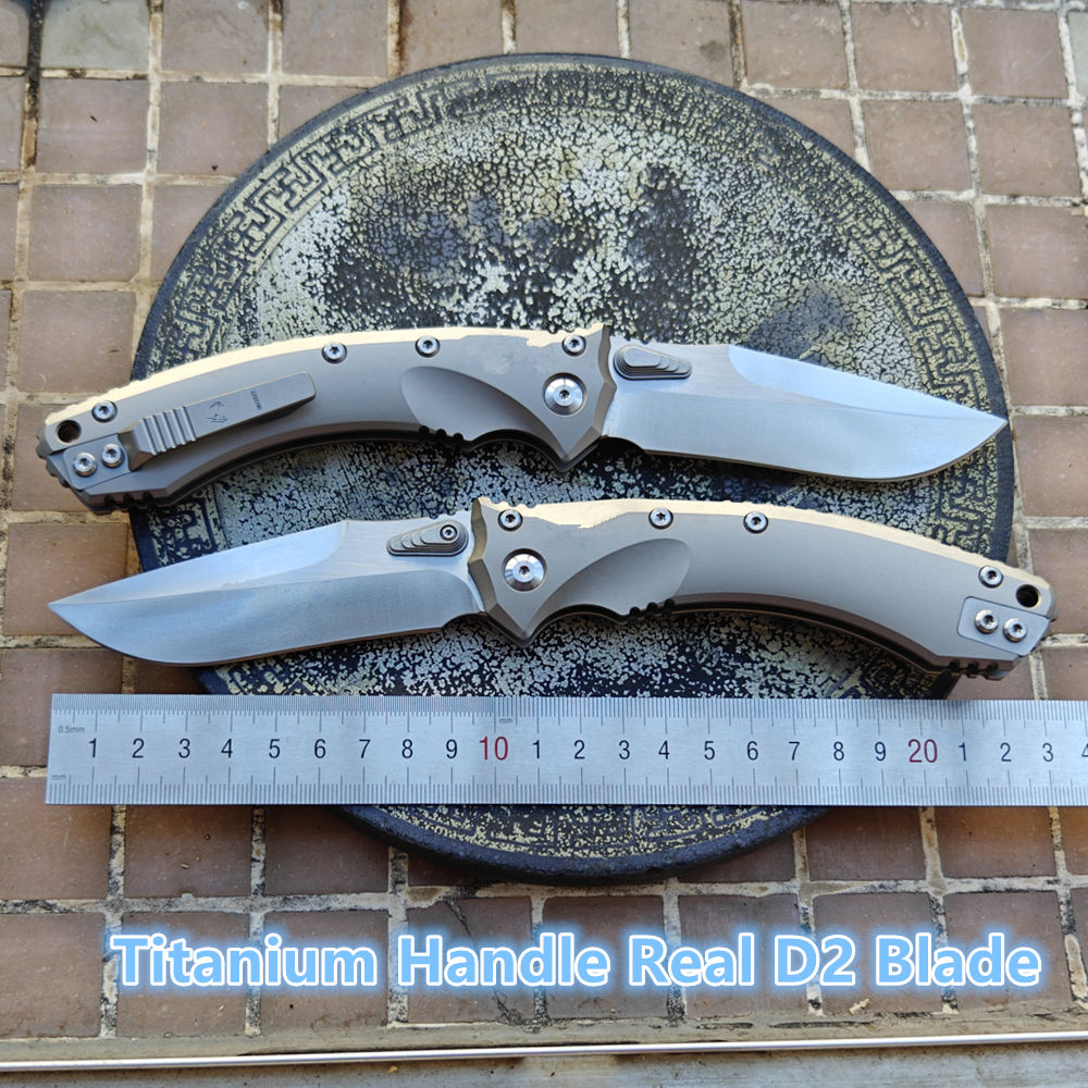 Knife Hunting Fixed Blade - Mai'nin Gerçek D2 Çelikli Amfibi Katlanır