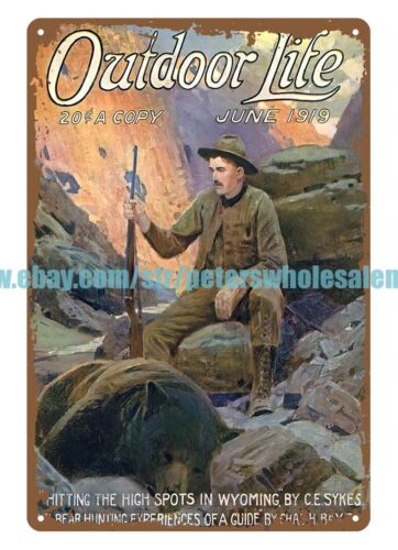 Outdoor Hunting Pictures - 1919 Açık Hava Hayatı ayı avı