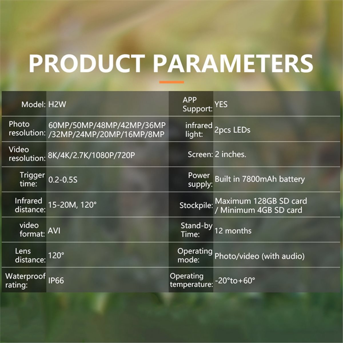 AS62 8K Av Kamerası HD Yaban H - Outdoor Hunting Camera Wifi incelemesi ve fiyatı