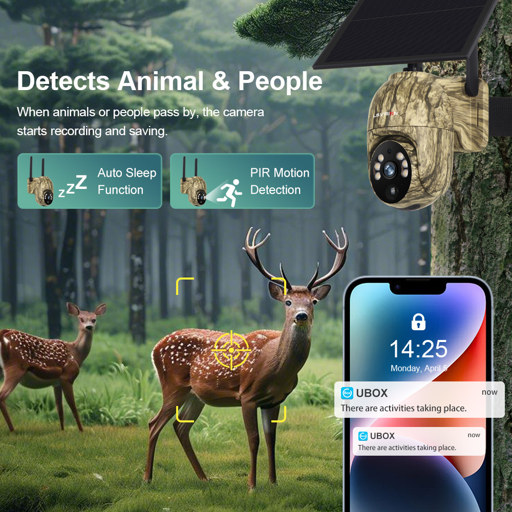 LS vizyon 2K güneş güvenlik ka - Outdoor Hunting Camera Wifi incelemesi ve fiyatı