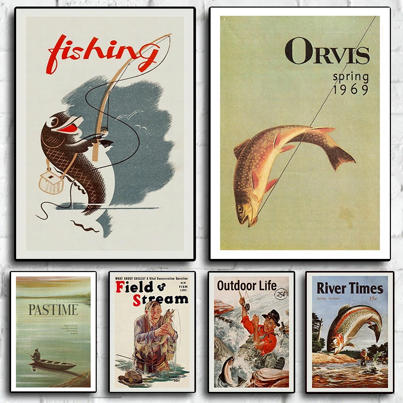 Vintage Sinek Balıkçılık Tuval - Outdoor Hunting Paintings incelemesi ve fiyatı
