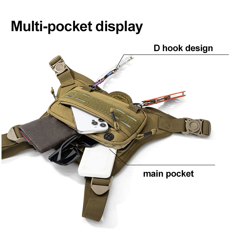 Taktik ön göğüs rig çantası ye - Outdoor Hunting Bag incelemesi ve fiyatı