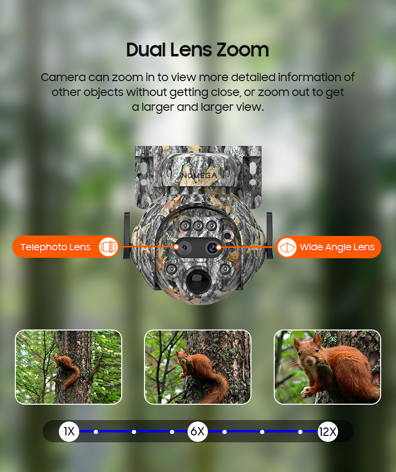 INQMEGA 12X ZOOM 4K 8MP Güneş  - Outdoor Hunting Camera Wifi incelemesi ve fiyatı
