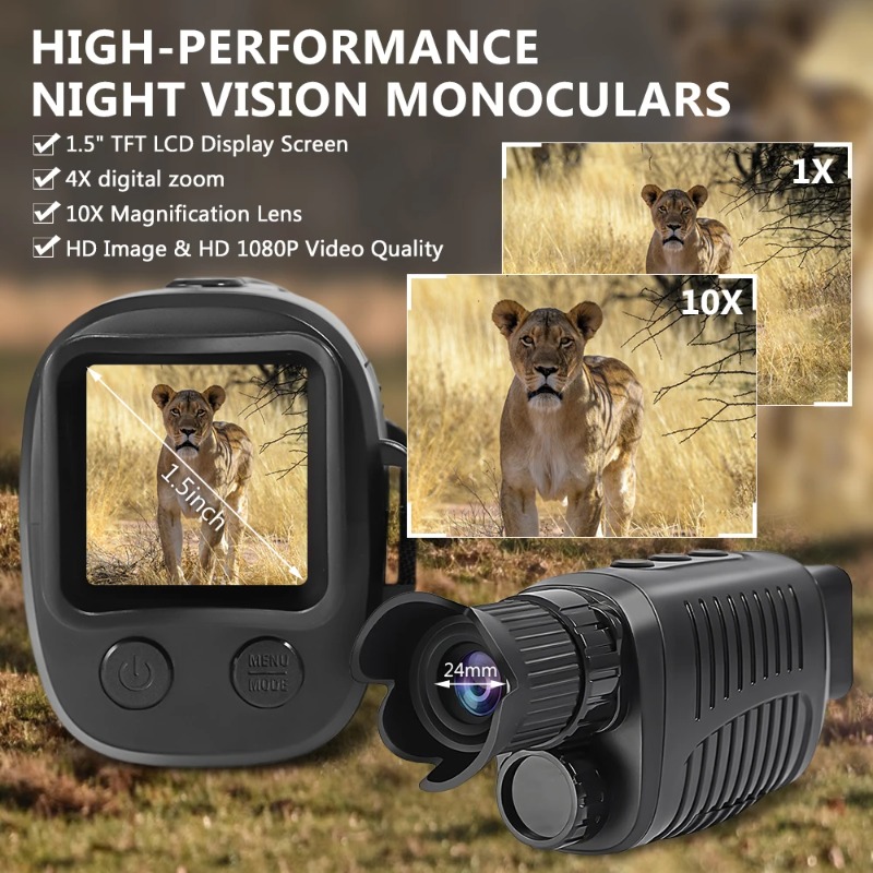 5X Zoom Dijital Monoküler Kızı - Outdoor Hunting Digital Night Vision incelemesi ve fiyatı