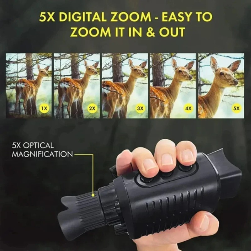 5X Zoom Dijital Monoküler Kızı - Outdoor Hunting Digital Night Vision incelemesi ve fiyatı