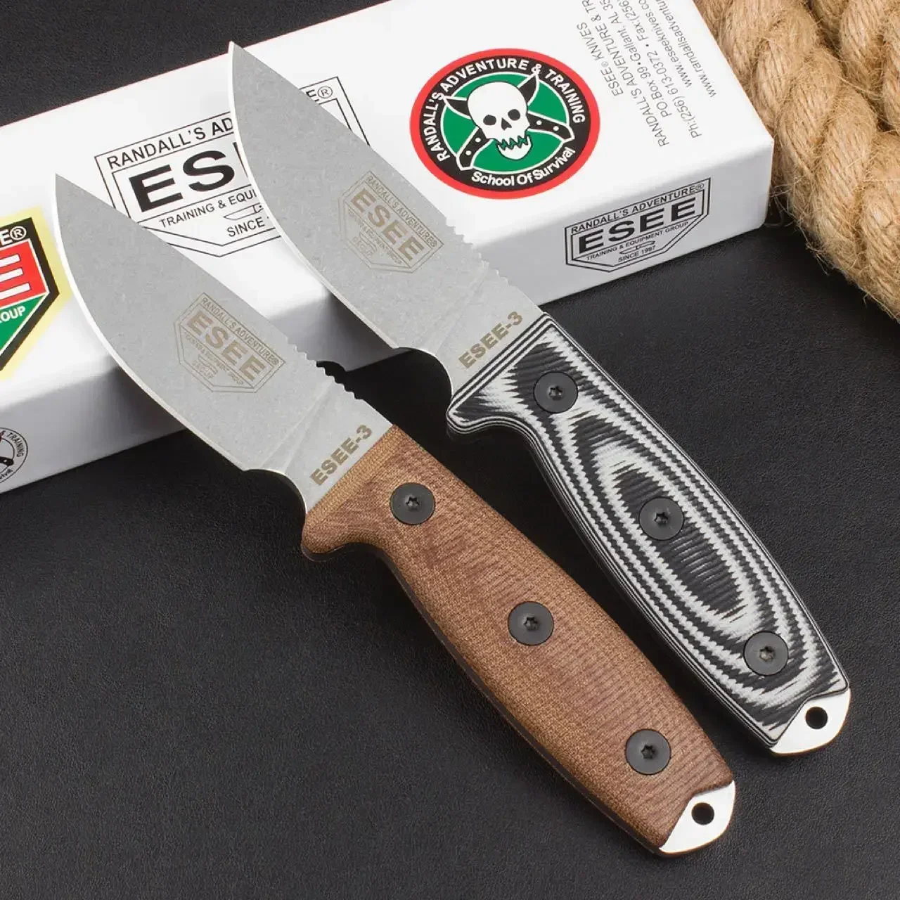 Sabit Namlulu Bıçak ESEE-3 Row - Knife Hunting Fixed Blade incelemesi ve fiyatı