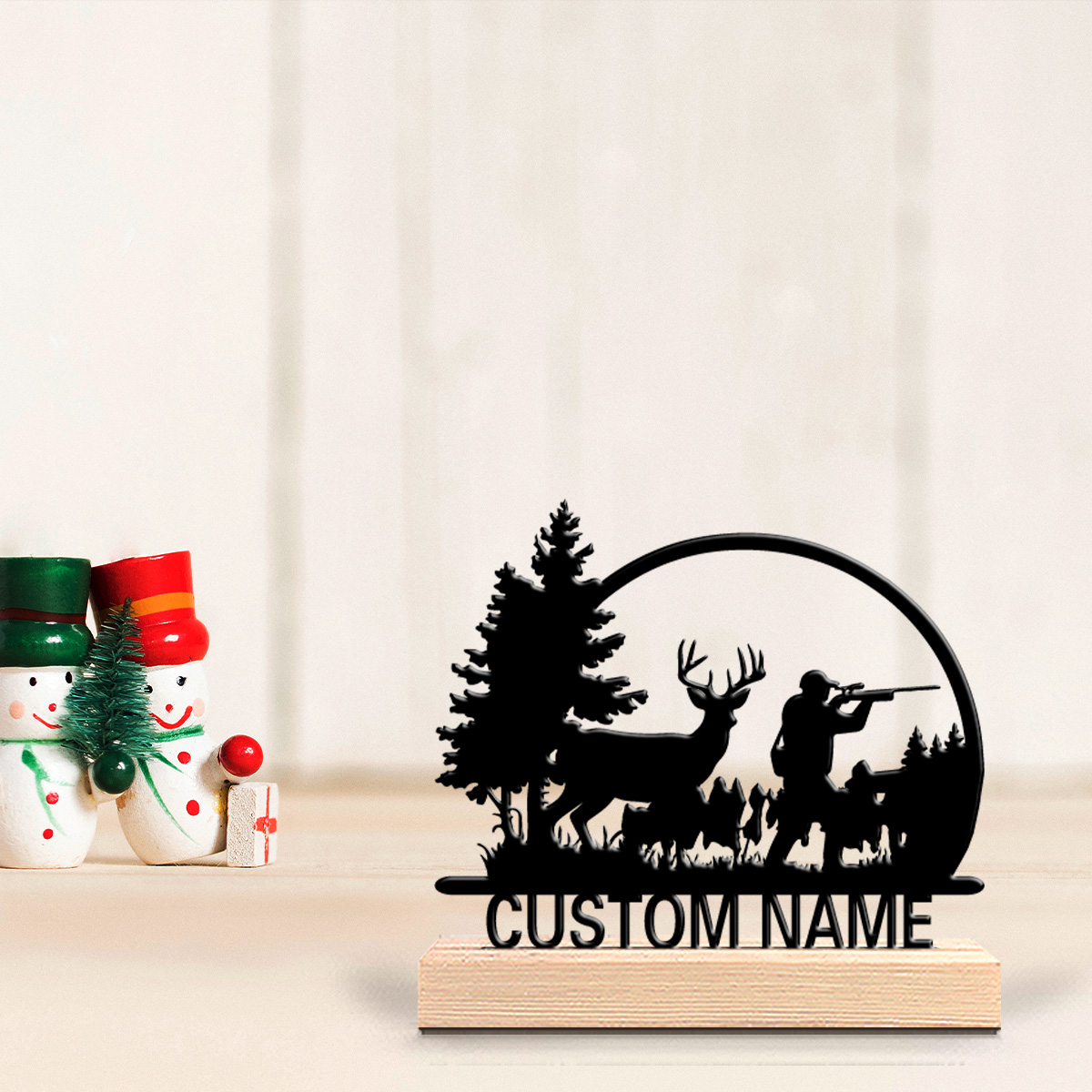 1 adet Moda kişiselleştirilmiş - Hunting Outdoor Christmas Decorations incelemesi ve fiyatı