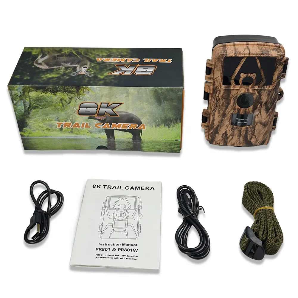 PR801W WIFI 8K 60MP Dijital İz - Outdoor Hunting Digital Night Vision incelemesi ve fiyatı