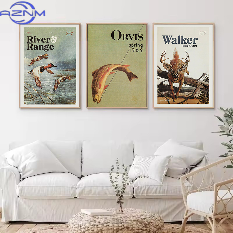 AZNM Retro Yaban Hayatı Açık A - Outdoor Hunting Pictures incelemesi ve fiyatı