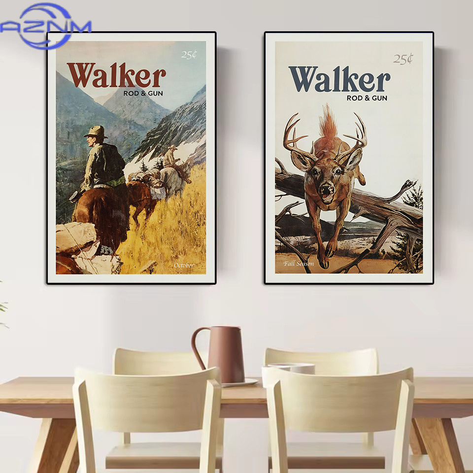 AZNM Retro Yaban Hayatı Açık A - Outdoor Hunting Pictures incelemesi ve fiyatı