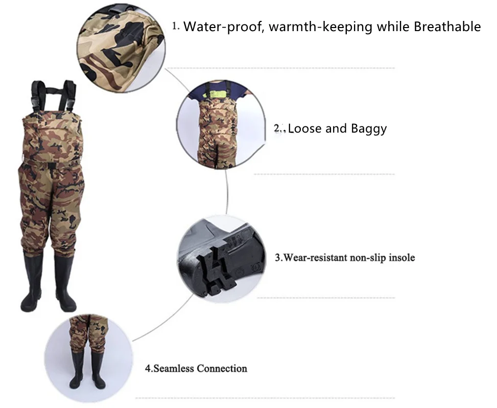 Kamuflaj Balıkçılık Sığ Pantol - Outdoor Hunting Overalls incelemesi ve fiyatı