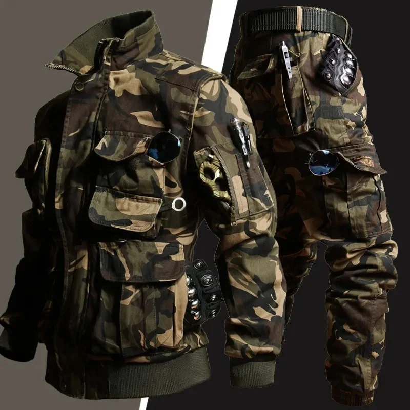 Erkek Kamuflaj Seti Çok Cep Ta - Safari Outdoor Hunting Jackets incelemesi ve fiyatı