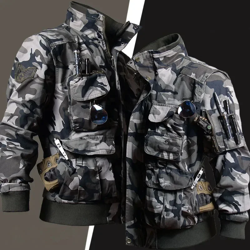 Erkek Kamuflaj Seti Çok Cep Ta - Safari Outdoor Hunting Jackets incelemesi ve fiyatı