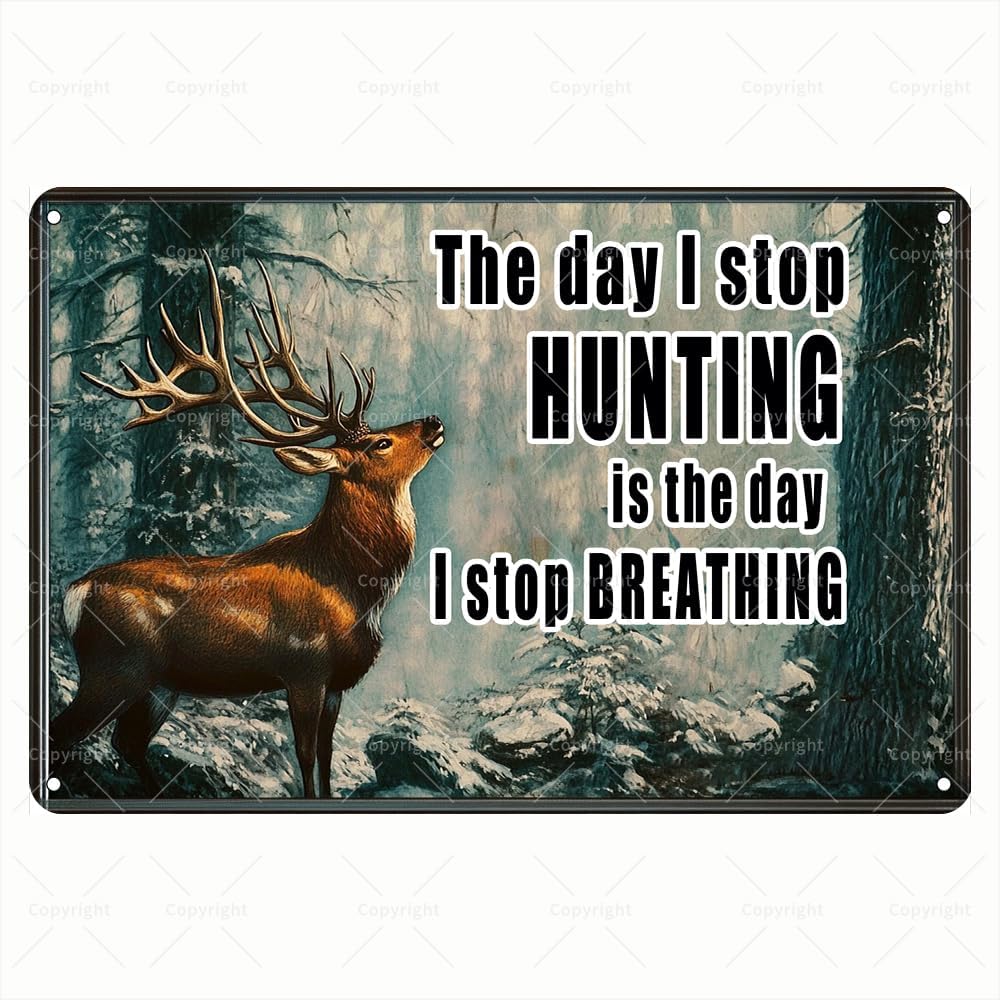 Vintage Metal Tabela - Avlamay - Outdoor Hunting Quotes incelemesi ve fiyatı