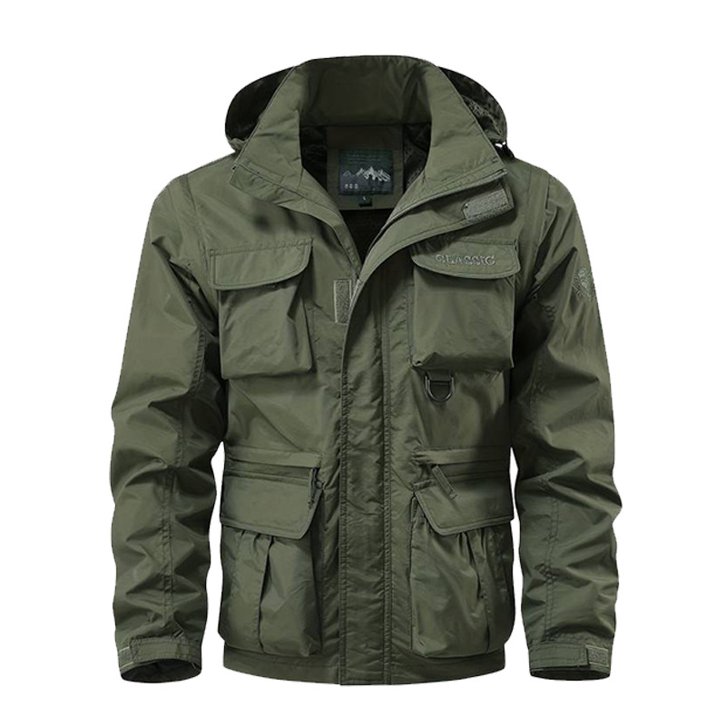 Çıkarılabilir kollu rüzgar geç - Safari Outdoor Hunting Jackets incelemesi ve fiyatı