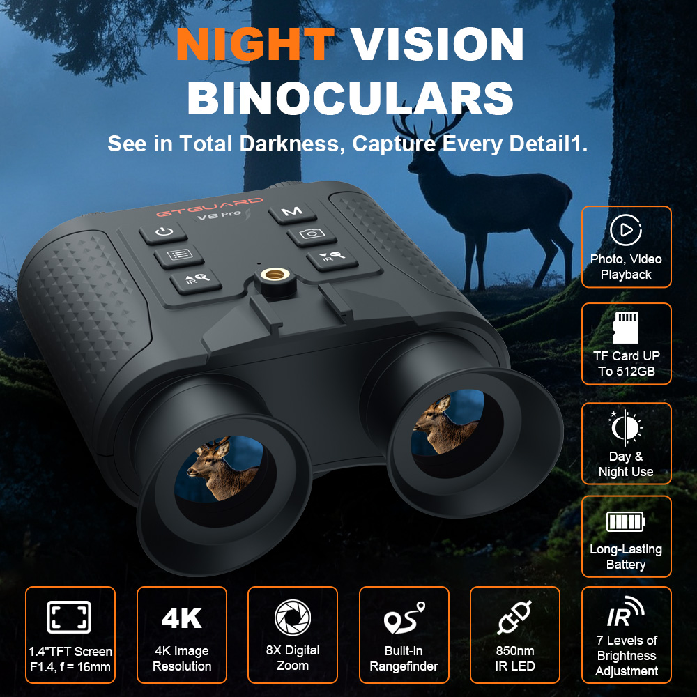 4K Gece Görüş Dürbünü 8X Dijit - Outdoor Hunting Digital Night Vision incelemesi ve fiyatı